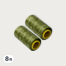 皮革工藝蠟線 初學者用 1mm*220m, 橄欖綠, 8個