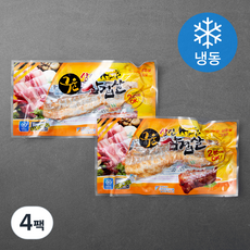 삼선구운삼겹살 (냉동), 110g, 4팩