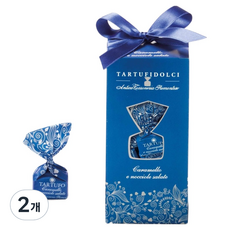 안티카 토로네리아 피에몬테세 화이트 카라멜&솔티 헤이즐넛 트러플 초콜릿, 160g, 2개