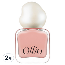 올리오 체리시 네일 폴리쉬, 로지 블러시, 9ml, 2개