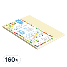 종이문화 스타일리쉬 얇은 혼합색지 120g 11 SN Natural Tone, 160개, A4