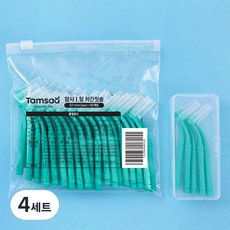 탐사 L형 치간칫솔 (휴대용 케이스 증정) sss, 0.7mm, 50개입, 4세트