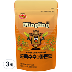 머거본 군옥수수맛 아몬드, 190g, 3개