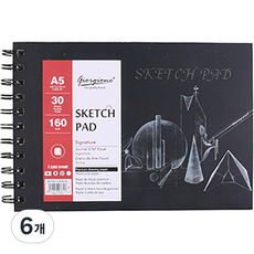 giorgione 生活學堂 專家用素描本, A5, 30張, 6個