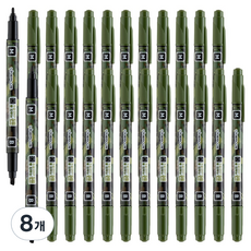 라인플러스 물로 지우는 수성 OHP 펜 M B, 흑색, 96개