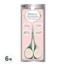 카이 세련된 미용가위 수지 링 부착 KQ3113, 6개