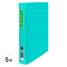 위즈오피스 프론 링 파일 60p, 그린, 5개