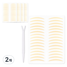 THEBOON 羽毛單面雙眼皮貼 C型 160p, 裸色, 2個