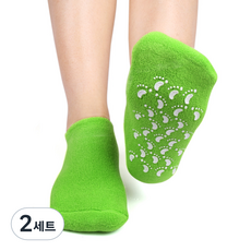 Momo Monster 保濕滋潤襪 綠色, 2套