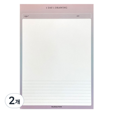 Rangcat Mall Valerie Studio 可撕式 A4 繪圖本, 2個, 50入, 混合色