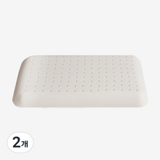 아카시아 프리미엄 라텍스 베개 일반형 + 속커버, 2개