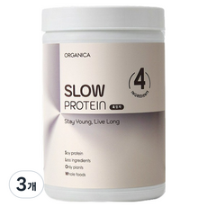 올가니카 슬로우 프로틴 흑임자, 570g, 3개