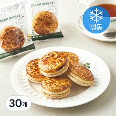 더블스윗 크림브륄레 마카롱 (냉동), 30g, 1개입, 30개