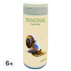 쥬맥스 달팽이 파우더 사료, 50g, 6개