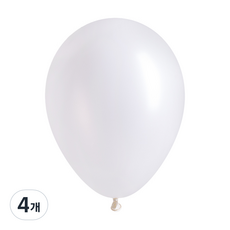 Sempertex 氣球 13cm 100入, 珍珠白(405), 4個