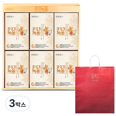 천제명홍삼 6년근 홍삼 녹용 + 쇼핑백, 1.5L, 3박스