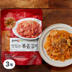 곰곰 맛있는 볶음김치, 190g, 3개