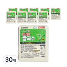 지구마을 공룡별미 쌀국수 해물맛 10p, 92g, 30개