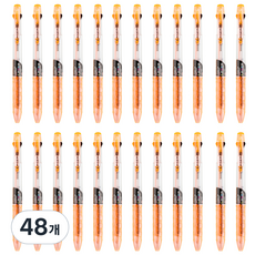Lineplus Latan Laser 螢光筆原子筆, 48個, 螢光橘