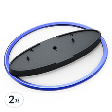 스페이스쉴드 소니 플레이스테이션 5 / 프로 / 슬림 호환 알파 메탈 엣지 콘솔 수직 버티컬 스탠드 받침대, 블랙블루, 2개