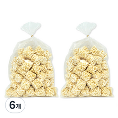 烘烤麥芽米香塊, 6包, 250g