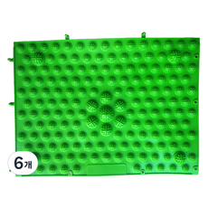 스카위즈 건강 발 마사지 발판, 6개, 그린