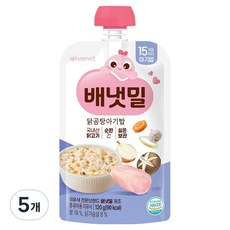 배냇밀 닭곰탕 아기밥, 120g, 5개, 닭고기