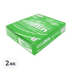 Pentel 飛龍文具 Hi-Polymer Ain 橡皮擦 彩色版 ZEH-05K, 綠色, 2套