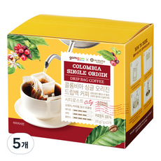 gomgom 哥倫比亞單一產區濾掛式咖啡, 7g, 15入, 5個