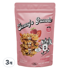 지미스 그래놀라 딸기 시리얼, 150g, 3개