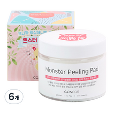 Coakos Monster 去角質墊 70p, 200ml, 6個