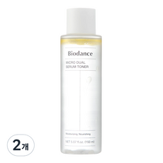 바이오던스 마이크로 듀얼 세럼 토너, 150ml, 2개