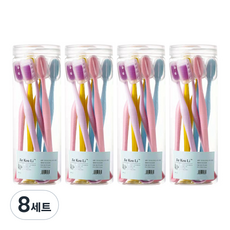 오픈스페이스 컬러 소프트 칫솔 혀클리너 컬러 4종 x 2p 세트, 8세트, 8개입