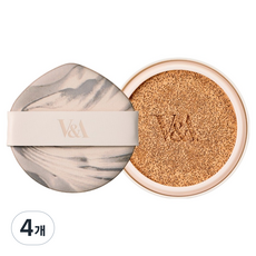 VnABeauty Beauty 長效光澤氣墊粉底補充蕊 12g, 4個, 02 自然裸色