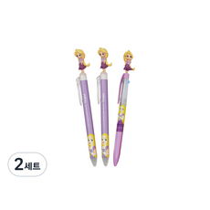 迪士尼公主樂佩原子筆組 0.5mm, 混合色, 2套