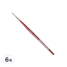 davinci 수채화붓 5580 라운드 합성수지, 1호, 6개