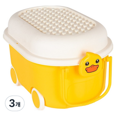 ing 多功能可愛收納箱, 3個, 鴨子