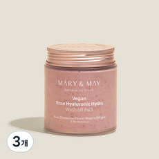 마리엔메이 로즈 히알루로닉 하이드라 워시오프팩 300g, 1개입, 3개