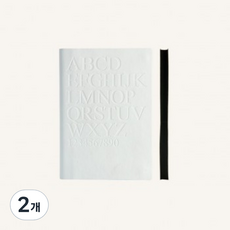 시그니처 구텐베르크 노트북, 타임스 뉴 로만(화이트) A, 2개