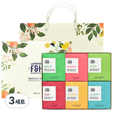 런던프룻앤허브 과일 앤 허브 티 컬렉션 6종 x 5p 세트 + 쇼핑백, 3세트