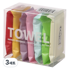 泰坦 高品質一次性壓縮迷你毛巾7件組, 3套