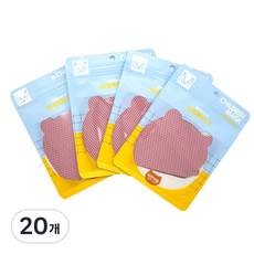 엠엔피라이프 끈조절 가능한 어린이 3D입체 마스크, 1개입, 20개, 핑크