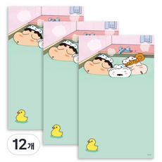 Flyingwhales 蠟筆小新日常便條紙 80 x 130 mm, 50張, 12個, 沐浴