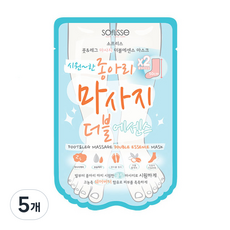 소프리스 풋 레그 더블 에센스 마스크 종아리 쿨링팩, 2매, 5개, 60g
