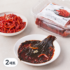 일미 매콤맛있는 진미채조림 150g + 깻잎무침장아찌 500g, 650g, 2세트