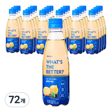 널담 제로 스파클링 음료 블랙티레몬, 350ml, 72개