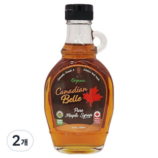 캐네디안벨 유기농 퓨어 메이플시럽, 189ml, 2개