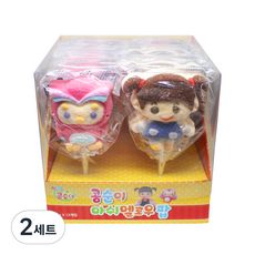 콩순이 마쉬멜로우 팝 2종 x 6p, 540g, 2세트