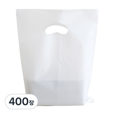 成元包裝 塑膠打洞提袋 購物袋 25 x 35 cm, 白色, 400頁