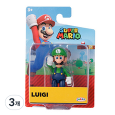 잭스퍼시픽 닌텐도 슈퍼마리오 루이지 피규어 6.3cm 42125, 3개
